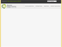 Tablet Screenshot of biomaxcorporation.com